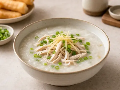 Cháo (cháo gà, cháo lươn, cháo tim gan)