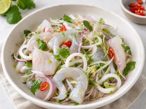 Gỏi hải sản, Gỏi cá sống