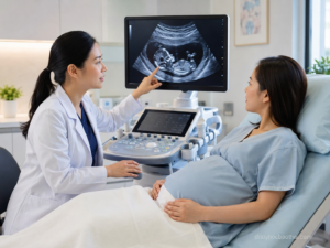 Bác sĩ tư vấn cho mẹ bầu về siêu âm mốc 12 tuần và các nội dung cần kiểm tra trong thai kỳ