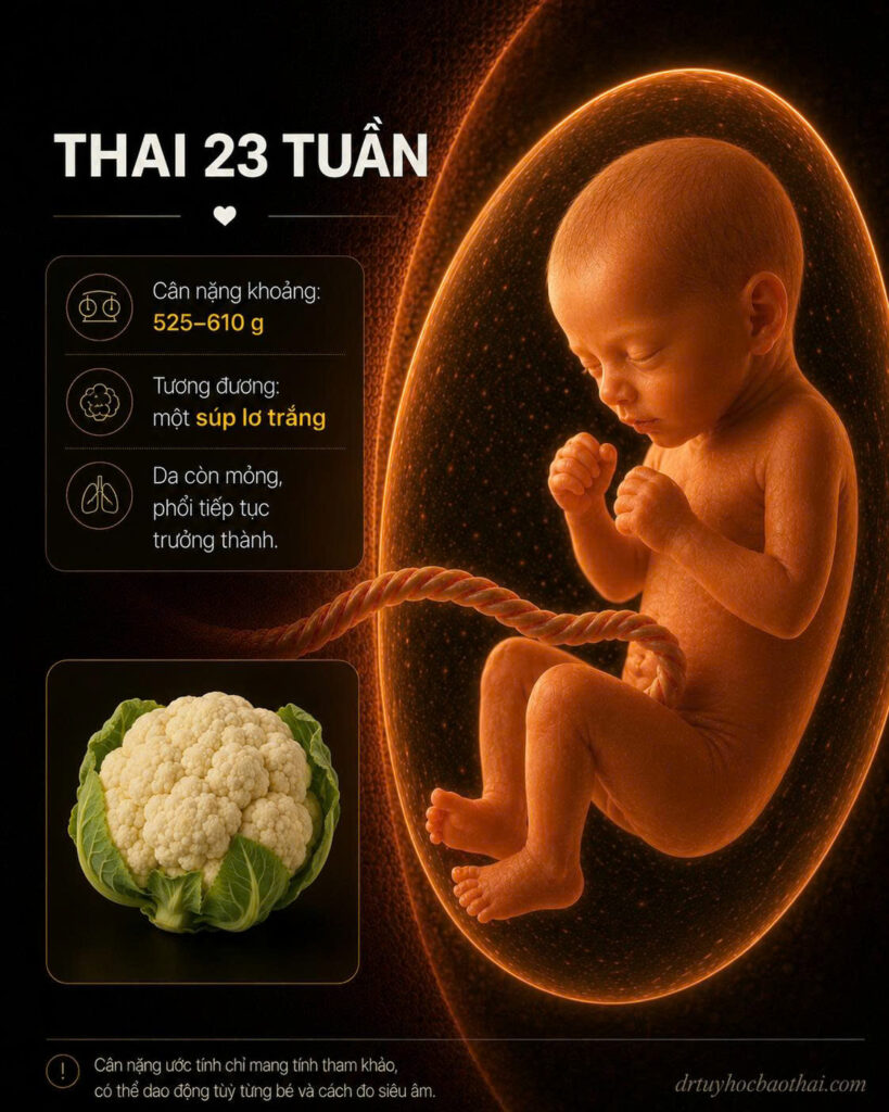 thai 23 tuần