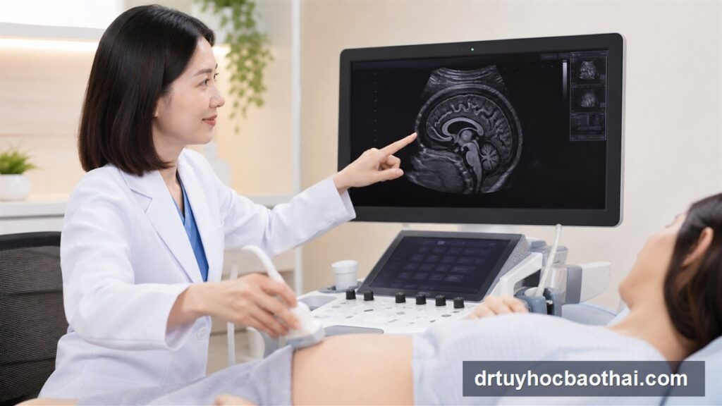 Bất sản thể chai thai nhi được đánh giá bằng siêu âm chuyên sâu