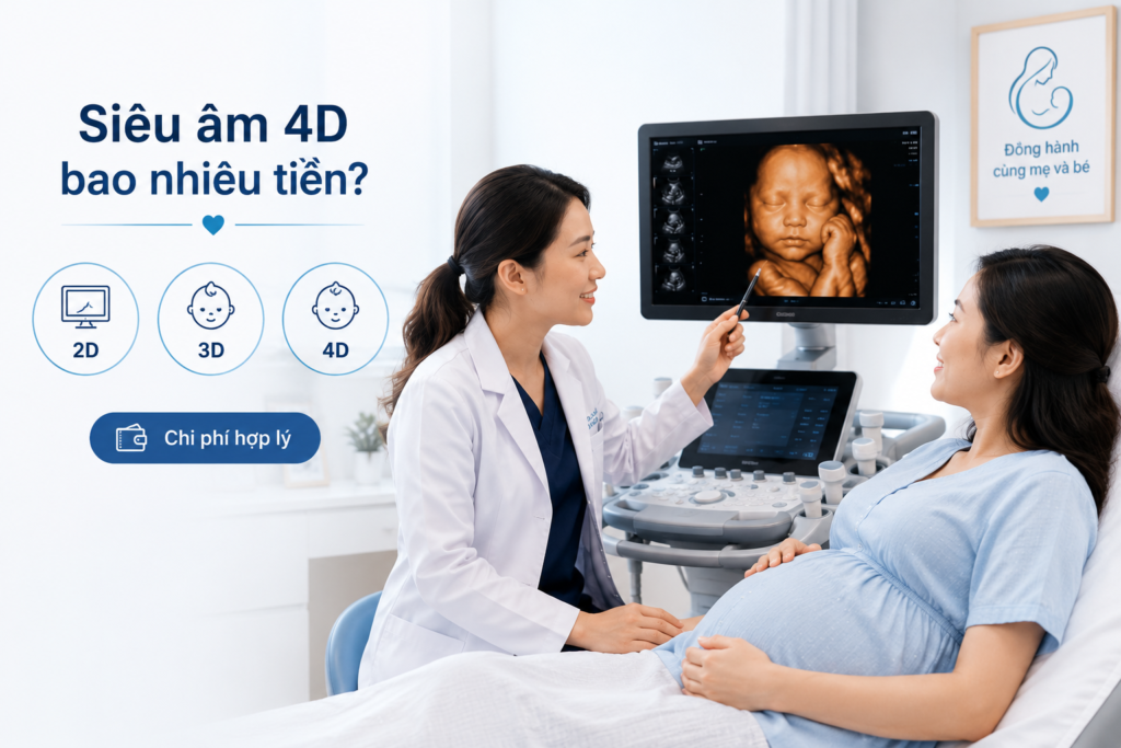Bác sĩ tư vấn cho mẹ bầu về chi phí siêu âm 4D và các yếu tố ảnh hưởng đến giá siêu âm thai