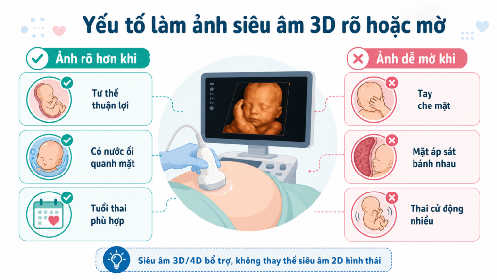 Các yếu tố ảnh hưởng đến chất lượng hình ảnh siêu âm 3D 4D 