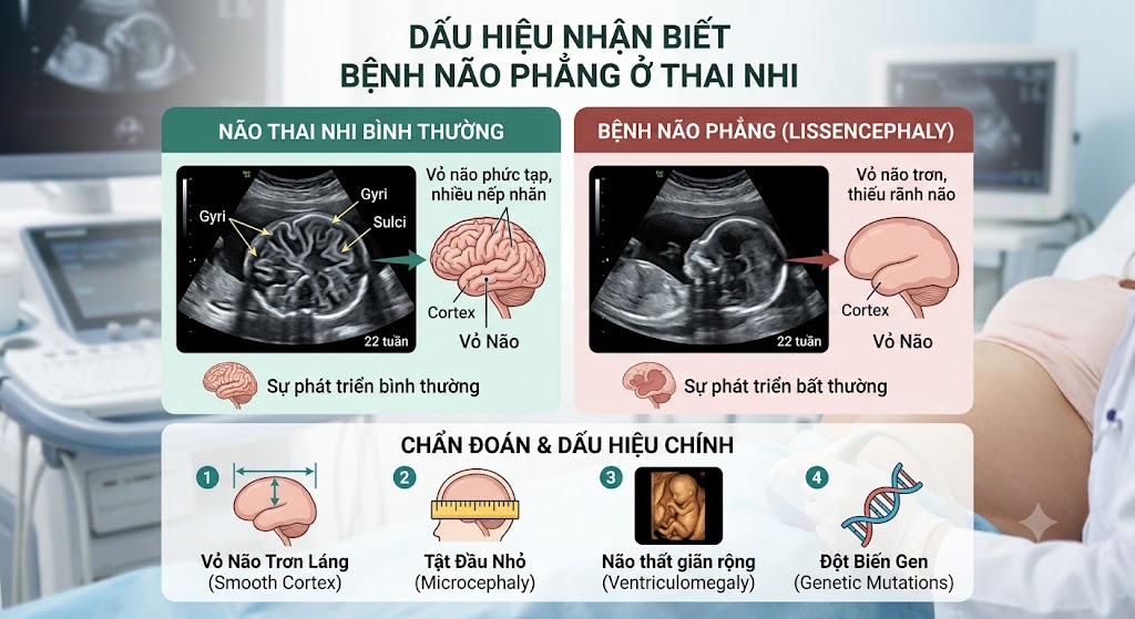 Dấu Hiệu Nhận Biết Bệnh Não Phẳng Ở Thai Nhi
