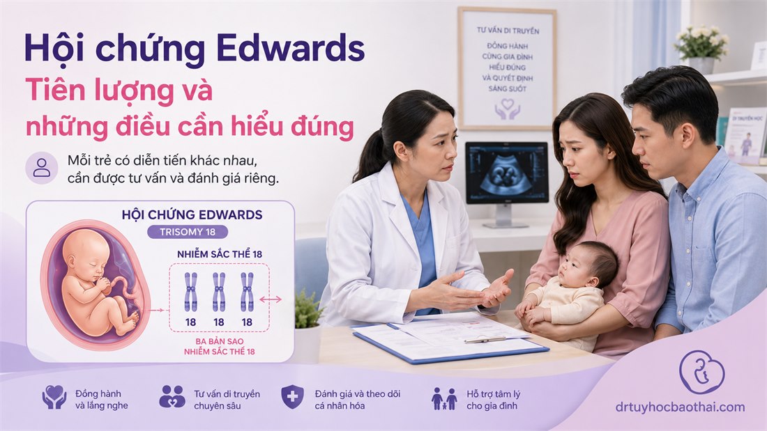 Tư vấn tiên lượng và những điều cần hiểu đúng trong hội chứng Edwards
